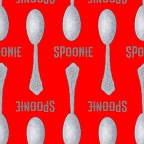 Large Scale Red Spoonie Spoons