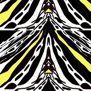 Zebra with Yellow