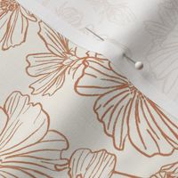 Summertime Floral-Cream and Caramel-Medium-Hufton Studio