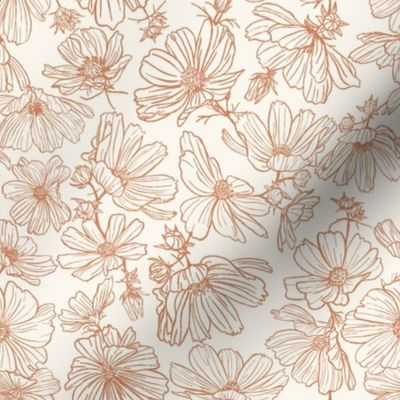 Summertime Floral-Cream and Caramel-small-Hufton Studio