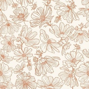 Summertime Floral-Cream and Caramel-small-Hufton Studio