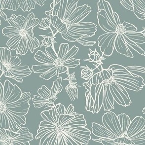Summertime Floral-Jadeite-medium-Hufton Studio