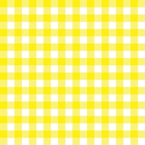 YELLOW CHECKERED