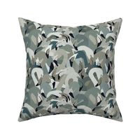 Flamingoes in Earth Tones - LARGE