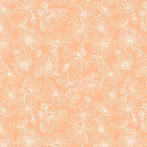 Summertime Floral-Soft Coral-mini-Hufton Studio