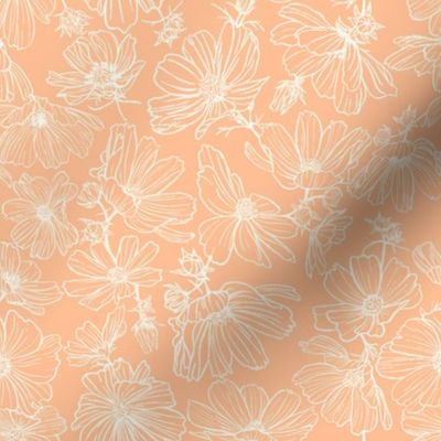 Summertime Floral-Soft Coral-Small-Hufton Studio