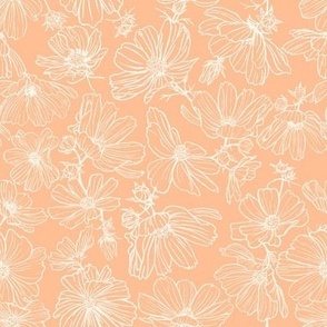 Summertime Floral-Soft Coral-Small-Hufton Studio