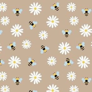 Buzzing Bees Fabric Wallpaper and Home Decor  Spoonflower