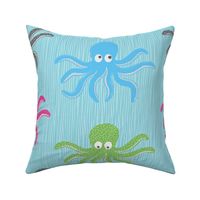 Fun Colorful Octopus - Large Scale