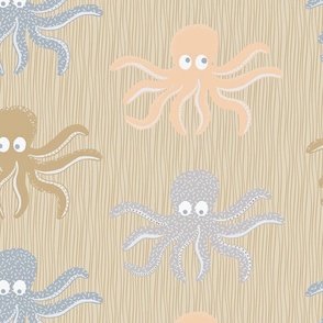 Fun Neutral Octopus - Large Scale