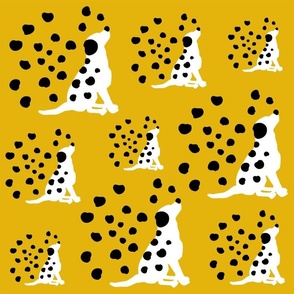 SPOTTED DOG AND DOTS