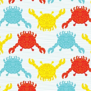 Fun Colorful Crabs - Large Scale
