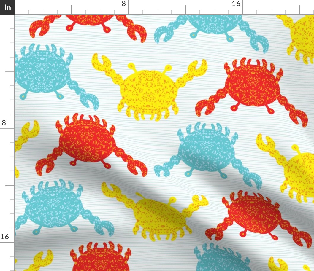 Fun Colorful Crabs - Large Scale