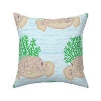 Puffer Fish and Reef Coral - Large Scale