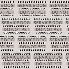 Service dog - Medium to large dog - grey