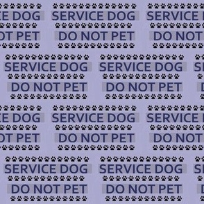 Service dog - Medium to large dog - purple