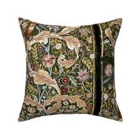 EMBROIDERED OWL TAPESTRY - WILLIAM MORRIS AND JOHN DEARLE