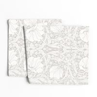 PIMPERNEL IN SOFT WHITE  - WILLIAM MORRIS