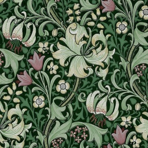GOLDEN LILY IN CLOVER PATCH - WILLIAM MORRIS