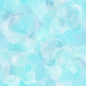 bright blue watercolor background texture - ocean swirls