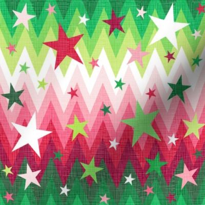 Maddox's ombre Christmas stars