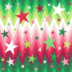 Maddox's ombre Christmas stars