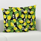 Lovely Lemon Grove, Black by Brittanylane
