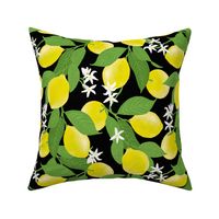 Lovely Lemon Grove, Black by Brittanylane