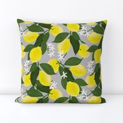 Lovely Lemon Grove, Grey by Brittanylane