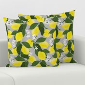 Lovely Lemon Grove, Grey by Brittanylane