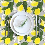 Lovely Lemon Grove, Grey by Brittanylane