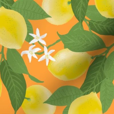 Garden Party Lovely Lemon Grove, Cantaloupe by Brittanylane