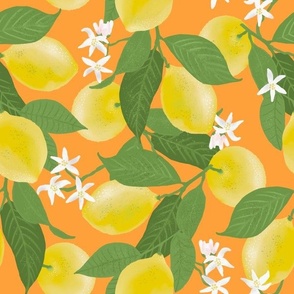 Garden Party Lovely Lemon Grove, Cantaloupe by Brittanylane