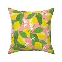 Lovely Lemon Grove, Coral Pink by Brittanylane