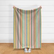 Scandinavian Folk Stripe - Large