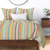 Scandinavian Folk Stripe - Large