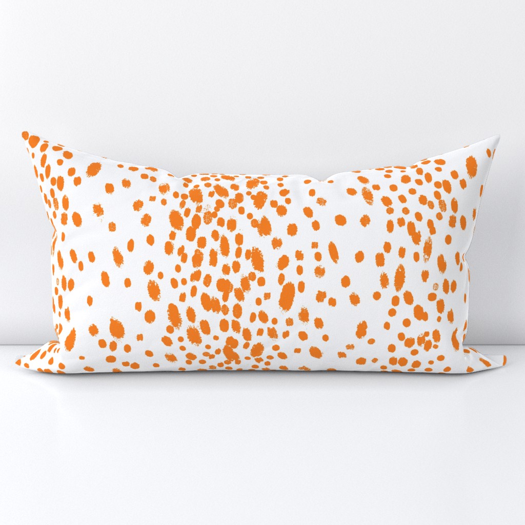 Dots in soft orange