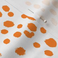 Dots in soft orange