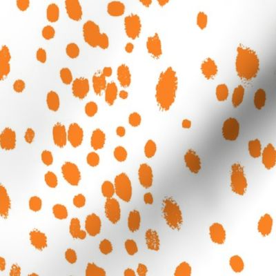 Dots in soft orange