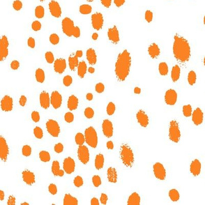 Dots in soft orange
