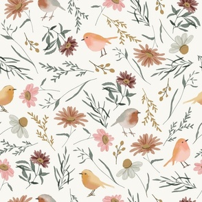 BIRDS N BLOOMS CREAM