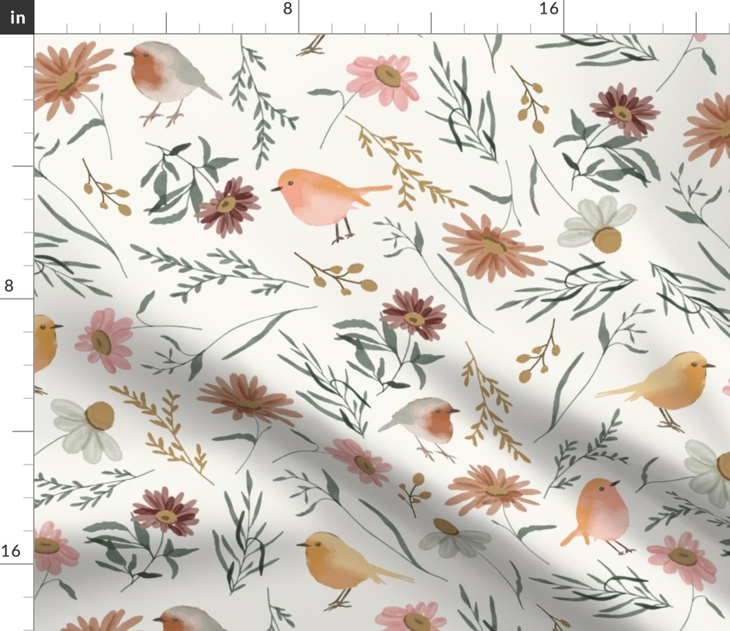 BIRDS N BLOOMS CREAM