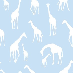 giraffe pale blue