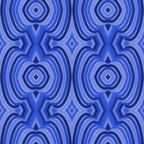 geo illusion  - blue