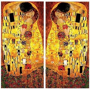 Klimt, The Kiss, 1907-08, Pillow