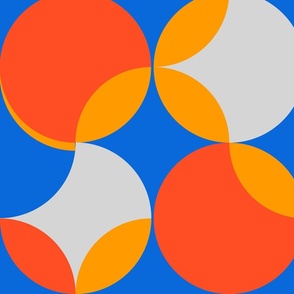 bubble (orange on blue)