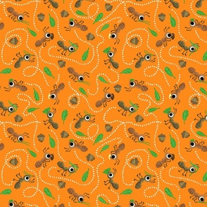 Ants Go Marching - Orange