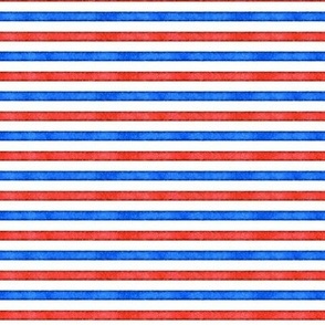 1/4" red white and blue salted stripes