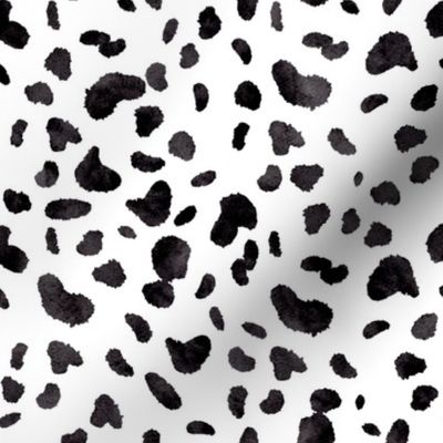 Dalmatian Dog Black White Animal Print