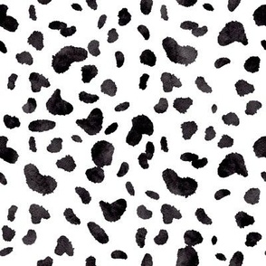 Dalmatian Dog Black White Animal Print